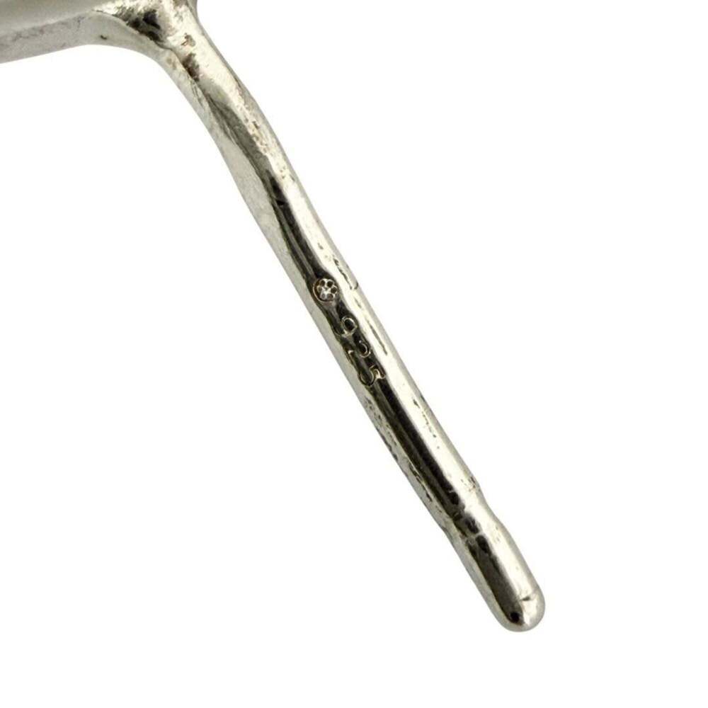 CHANEL Authentic Silver Love Earrings - Picture 8 of 10
